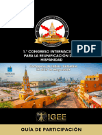 1° Congreso Internacional para La Reunificacion de La Hispanidad Cartagena de Indias 14 Al 19 de Mayo 2024