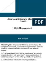 10 - CS350 - Risk Management