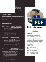 CV Resume Campaign Coordinator Simple Formal 2