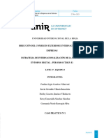 Caso 1 - Estrategia de Internacionalización de La Empresa en Un Entorno Digital