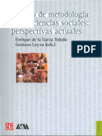 De la Garza, E. y Leyva, G. - Tratado de metodología de las ciencias sociales- perspectivas actuales