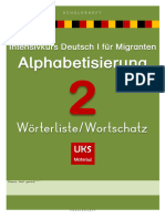 SCHÜLERHEFTIntensivkurs Deutsch IWörterliste