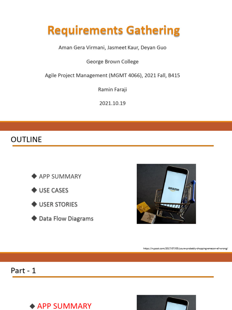 E-Commerce App Requirements Summary | PDF | Mobile App | Sales