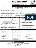 La Droite Dans Le Plan Cours+serie