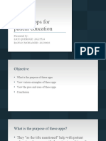 Group 30-Mobile Apps For Patient Education