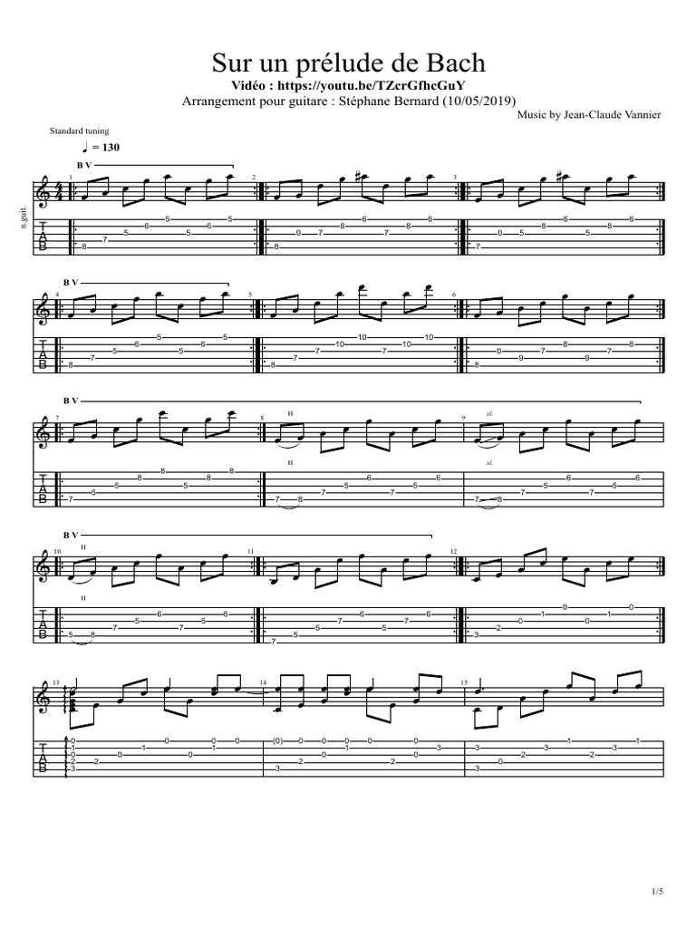 Sur un prelude de bach partition download free pdf classical music