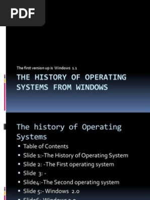 History Of Windows Operating System Windows 7 Microsoft Windows