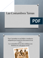 Costumbres Tainas