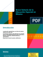 Breve Historia de La Educación Especial en México