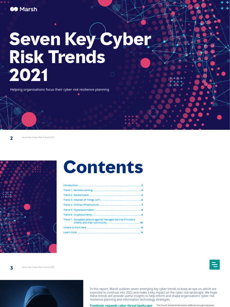 2021 Cyber Risk Trends Overview | PDF | Security | Computer Security