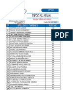 Medicas Anual: #Apellidos Y Nombres Puntaje