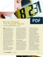 Article: Nurse Fatigue