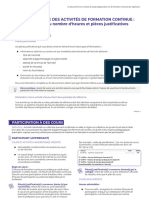 Tableau Synthèse Formation Continue