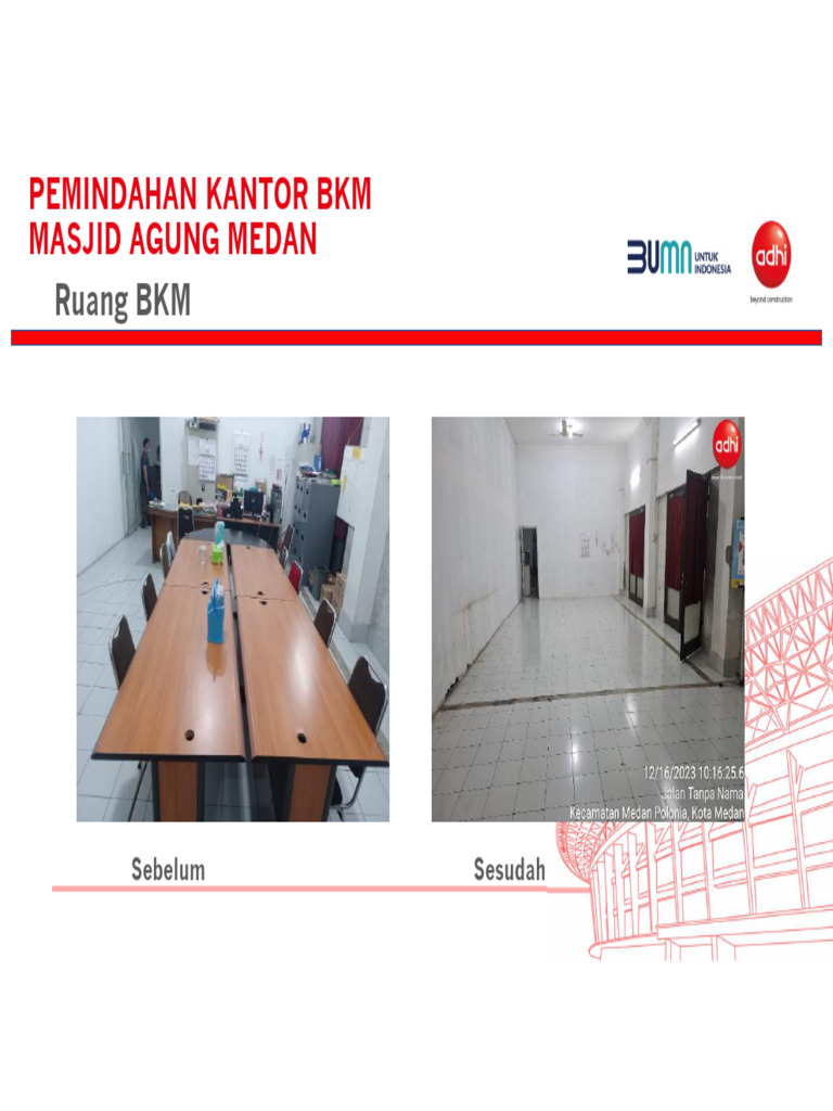 Pemindahan Kantor BKM Masjid Agung | PDF