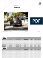 Volkswagen Multivan GP: Lista de Preturi Valabila Incepand Cu Iulie 2010