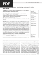 Practices of Strength and Conditioning Coaches in Brazilian Elite Soccer