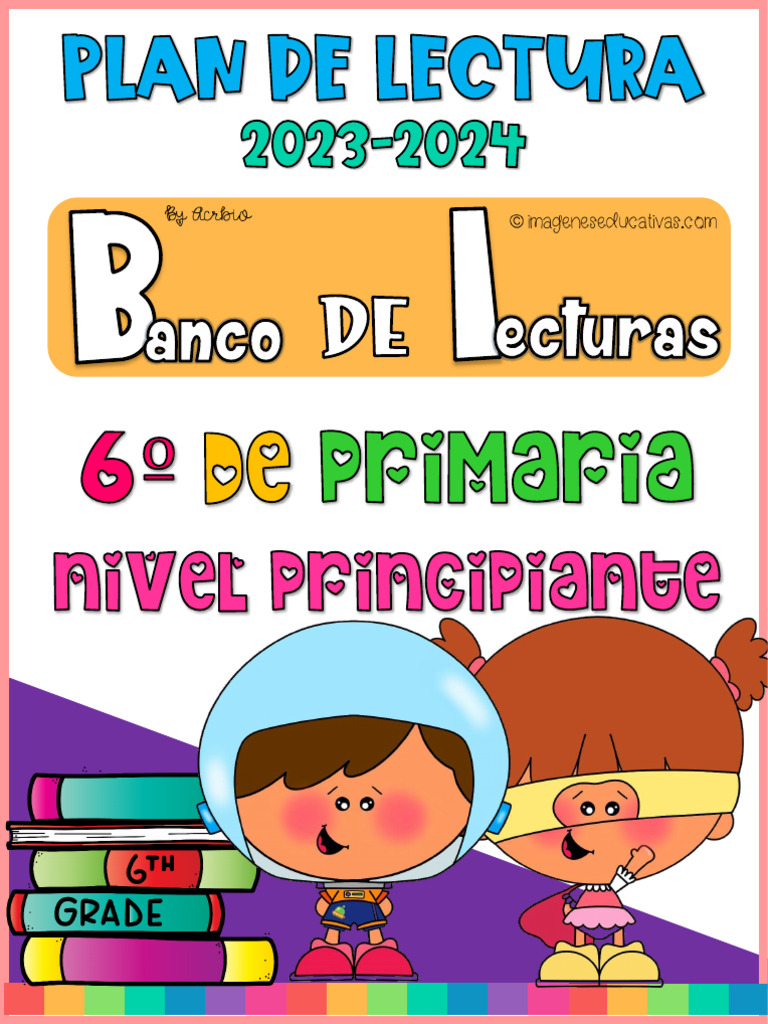 Lecturas para El Plan Lector 2023 2024 Sexto de Primaria Nivel ...