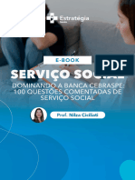 Ebook Dominando A Banca 100 Questoes Comentadas de Servico Social Banca CESPE CEBRASPE 1