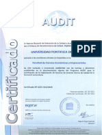 CertificadoImplantacionAUDIT FCCEEyEE