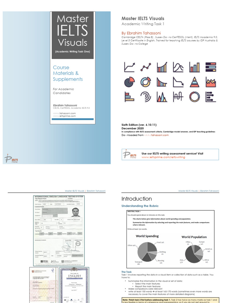 Master IELTS Visuals | PDF | Diploma | International English Language ...