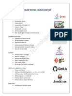 Selenium-Testing-course-Content