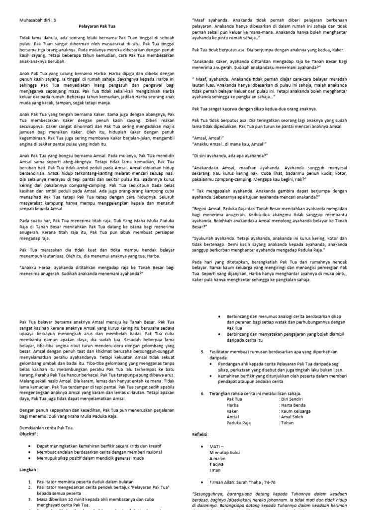 Modul Muhasabah Diri | PDF