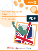 Cuadernillo de Preguntas Saber 11 Ingles 2018