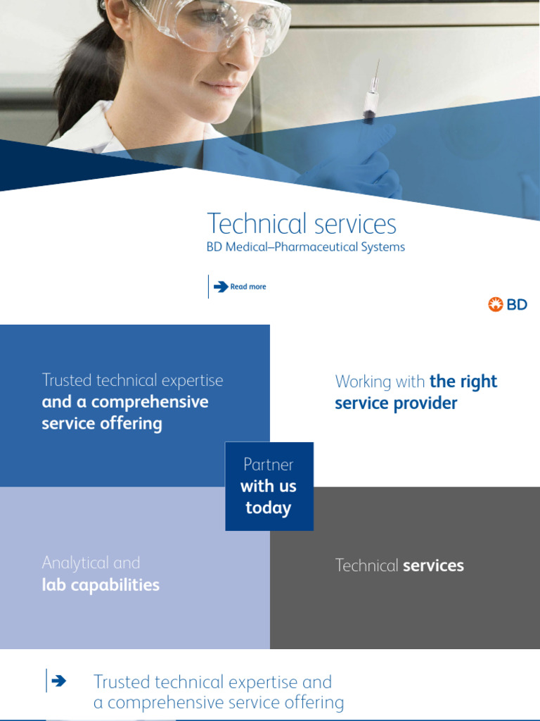 Technical Services BD Medical Pharmaceutical Systems | PDF | Mass ...