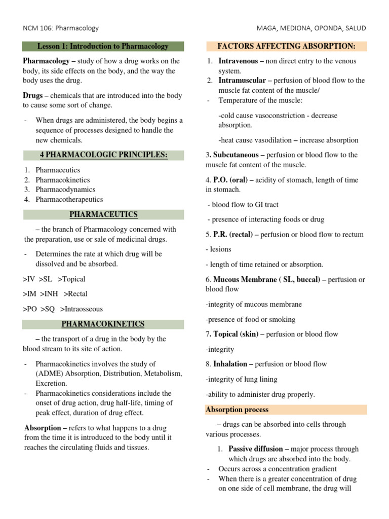 CLINICAL PHARMACOLOGY LECTURE NOTES PDF visual data 4