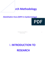Introduction To Research Methodology 4th Year