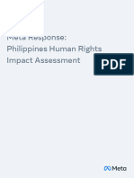Meta Response Philippines Human Rights Impact Assessment