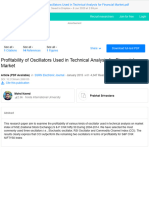 (PDF) Profitability of Oscillators Used in Technical Analysis For Financial Market