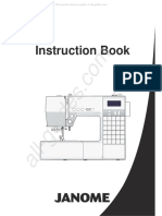 Janome DC6030 Sewing Machine Instruction Manual