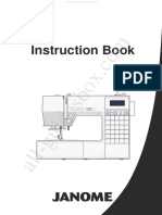 Janome DKS30 Sewing Machine Instruction Manual