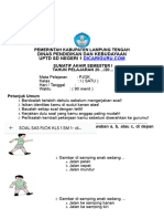 SOAL SAS PJOK KLS 1 SM 1 - Dicariguru