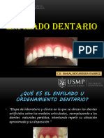 Enfilado Dentario