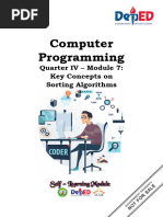 STE Computer Programming - Q4 MODULE 7