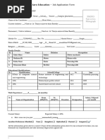 Interview Evaluation Form