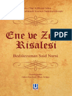 Enne Ve Zerre Risalesi-Bediuzzaman Said Nursi