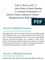 Youre Such A Know It All A Phenomenological Study of Smart Shaming Effects On The Academic Performances of Selective Honor Students in Vicente Malapitan Senior High School 4 2
