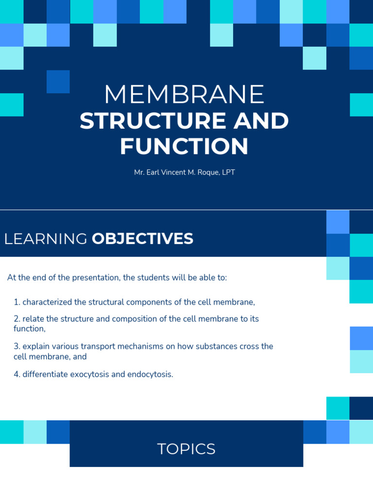 Cell Membrane Structure and Transport | PDF | Cell Membrane | Cell ...