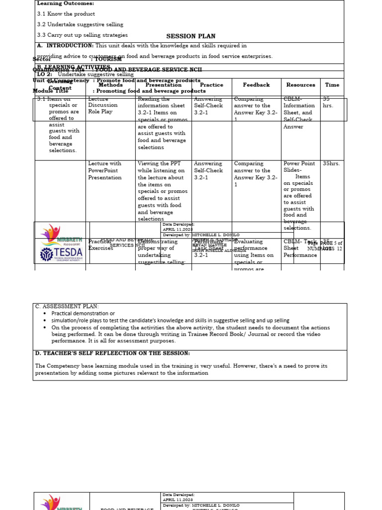 Session plan 2 1 download free pdf lecture microsoft power point