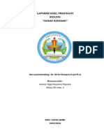 Laporan Hasil Praktikum Biologi "Donat Kentang": Guru Pembimbing Dr. Iik Sri Sulasmi S.pd.M.si Disusun Oleh