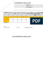 Plan Operativo Anual Poa: Proyecto