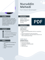 Full Stack Developer CV Resume
