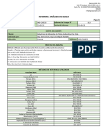 Informe: Análisis de Suelo