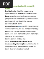 Download Harian Menu Untuk Bayi 6 Sampai 9 Bulan by Pinus Strong N Faith SN70496724 doc pdf