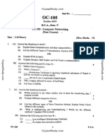 Bca 5 Sem Computer Networking Oc 105 Oct 2019