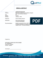 Aplastic Anemia Protocol