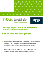 6 Human Resource Management and Recruitment and Selection WS 17-18